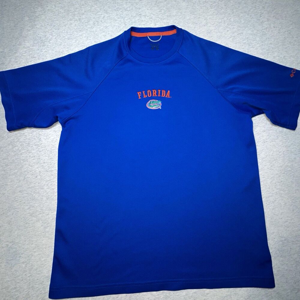Columbia Florida Gators Blue Short Sleeve Shirt Men’s Size M
